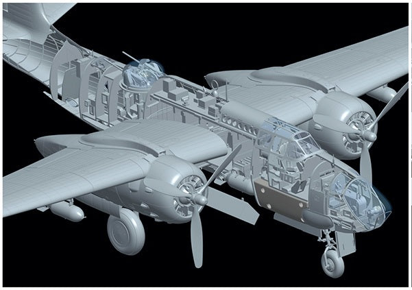 1/35 A-20J/K HAVOC/BOSTON Mk.IV with Full Interior & Metal landing Gears by Hong Kong Model