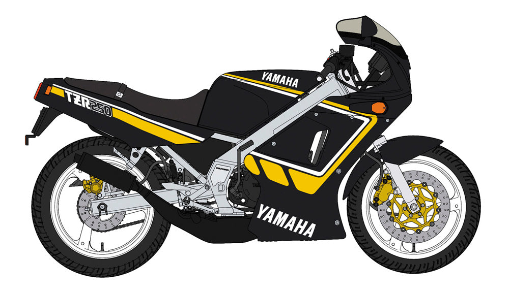 1/12 Yamaha TZR250 (2AW) "NEW YAMAHA BLACK" 1987