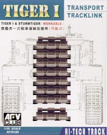 1/35 TIGER I HI-TECH TRANSPORT TRACKLINK AFV CLUB AF35129