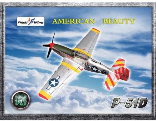 1/18 WWII P-51D USAF, 31st FIGHTER GROUP "AMERICAN BEAUTY"
