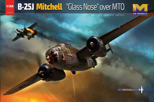 1/32 B-25J Mitchell Glass Nose Over MTO by HONG KONG MODELS #01E024
