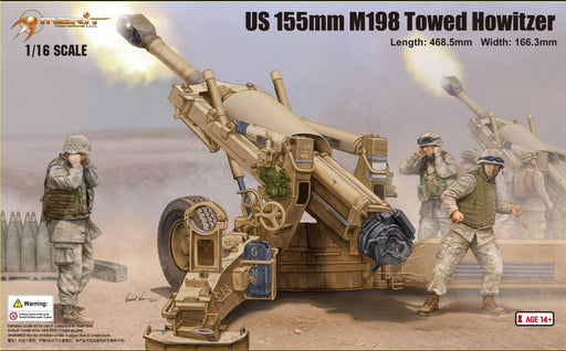 1/16 U.S. M198 155mm HOWITZER