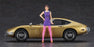 1/24 Toyota 2000GT “GOLD” w/ 60’s Girl Figure By Hasegawa #52333 (SP533)