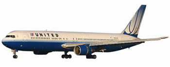 1/500 767-300 UNITED NEW COLORS REG: N644UA