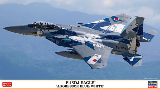 1/72 J.A.S.D.F.  F-15DJ Eagle Aggressor Blue/White Camo Scheme by HASEGAWA