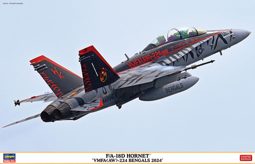 1/48 F/A-18D VMFA(AW)-224 Bengals 2024 CAG by Hasegawa
