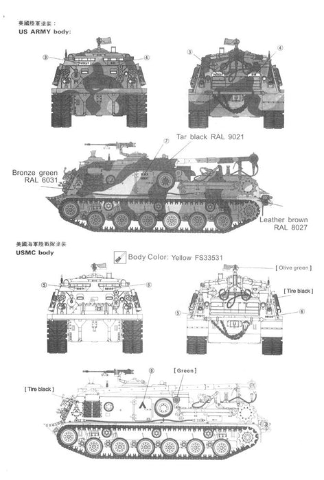 1/35 M88A1 RECOVERY VEHICLE AFV CLUB