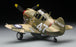 QT CURTISS P-40 WARHAWK AND PILOT (PUPPY PILOT) & QT NAKAJIMA KI84 FIGHTER AND PILOT (KITTY PILOT) TIGER MODEL TT001 & TT002