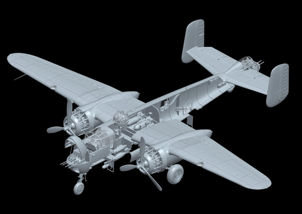 1/32 B-25H Mitchell Gunships over CBI by Hong Kong Model