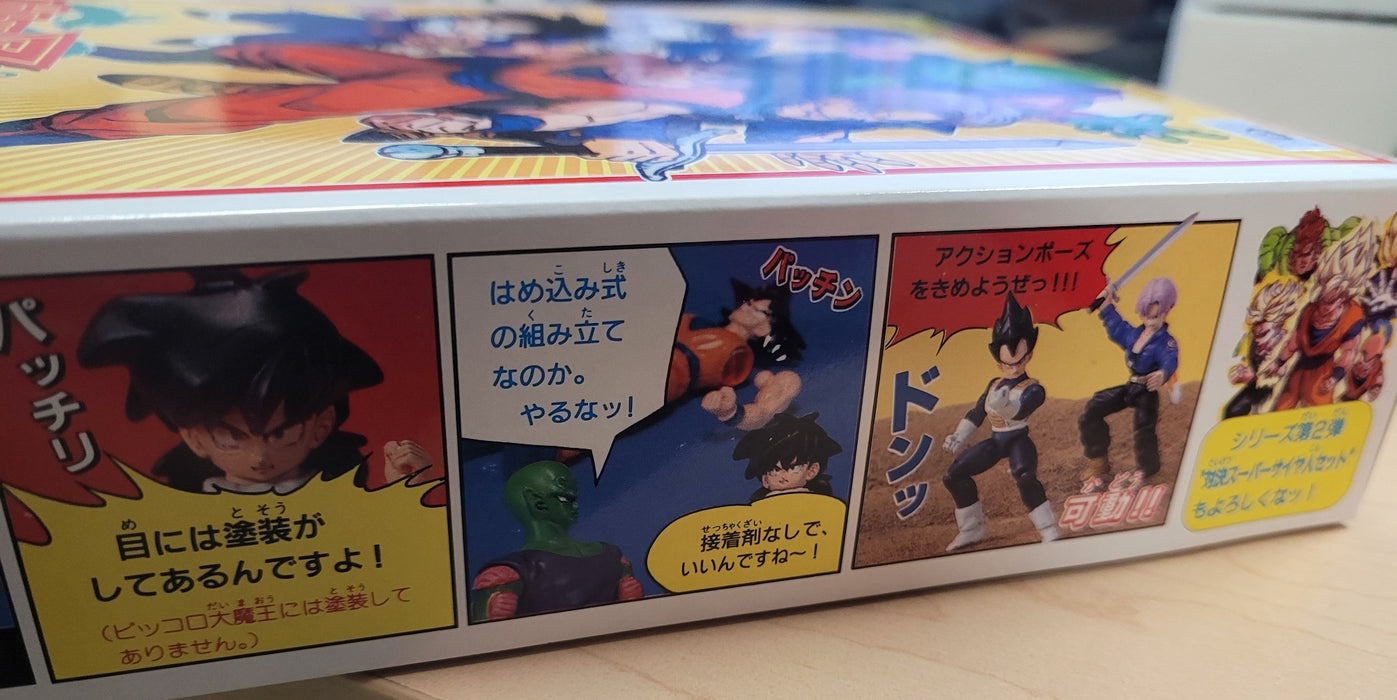 Bandai Dragon Ball Z Battle Z Collection Showdown Super Saiyan Full Set Plastic Kit No. 1 + No. 2