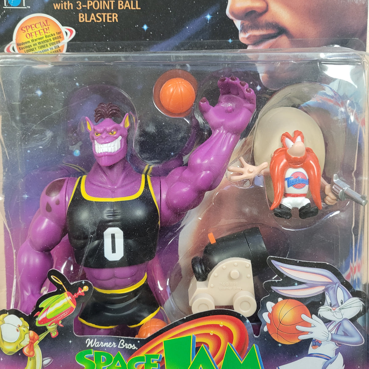 1996 Warner Bros Space Jam Yosemite Sam Vs Bupkus Figure Set WB