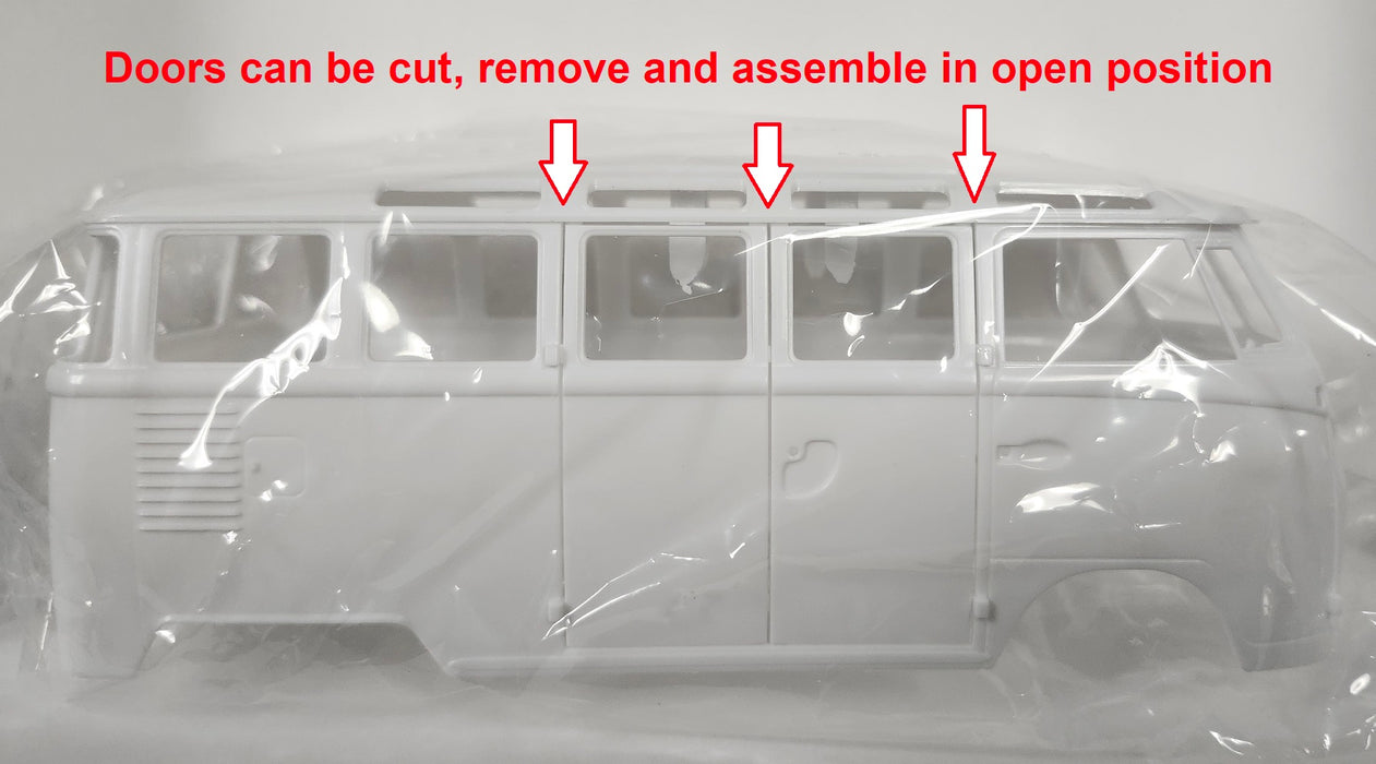 Hasegawa 20689 1/24 Volkswagen Type 2 Micro Bus with Roof Luggage Rack