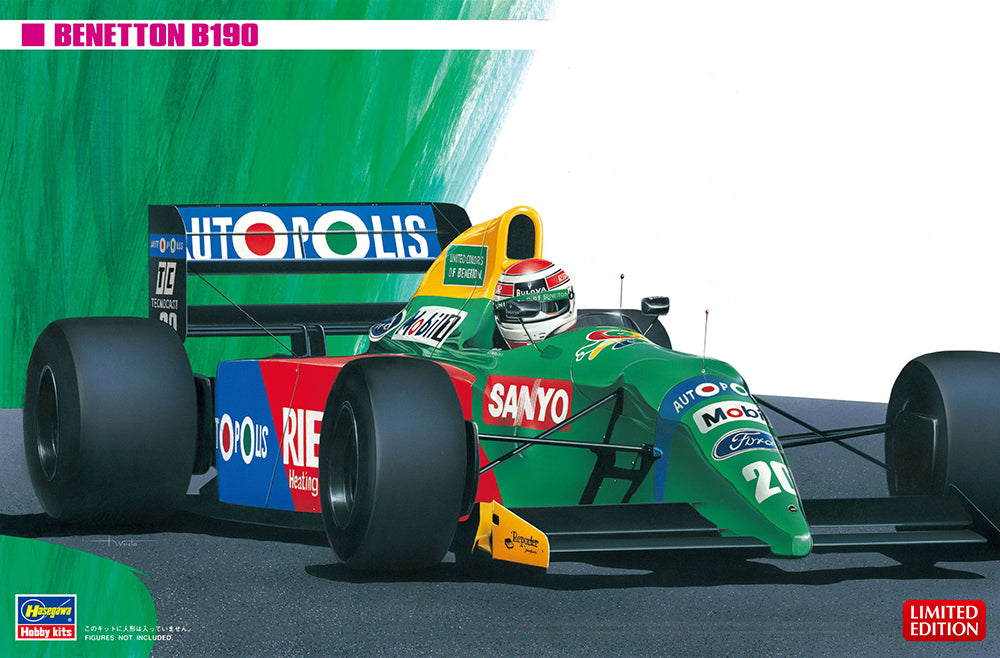 1/24 Benetton B190 Formula 3000 racer by Hasegawa