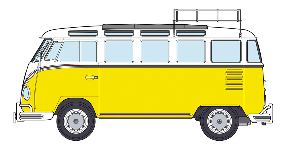 Hasegawa 20689 1/24 Volkswagen Type 2 Micro Bus with Roof Luggage Rack