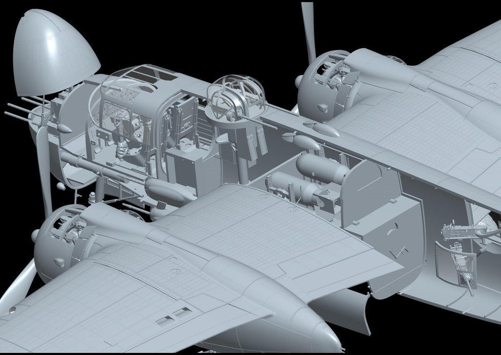 1/32 B-25H Mitchell Gunships over CBI by Hong Kong Model