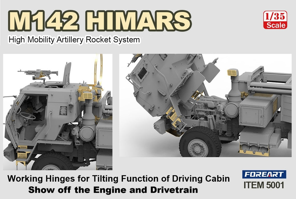 ForeArt 5001 1/35 M142 HIMARS High Mobility Artillery Rocket System