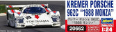 1/24 Kremer Porsche 962C 1988 Monza HAS-20662