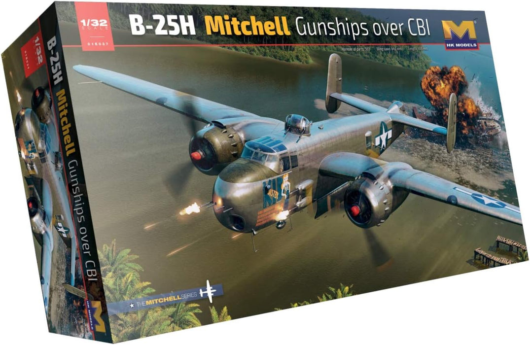 1/32 B-25H Mitchell Gunships over CBI by Hong Kong Model