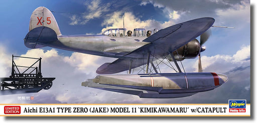 1/72 Japanese Navy Aichi E13A1 Zero (JAKE) 11 "Kimikawa Maru" w/Catapult by Hasegawa