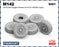 ForeArt FOR-9001 1/35 3D Print M142 HIMARS weighted Tires x 6 pieces