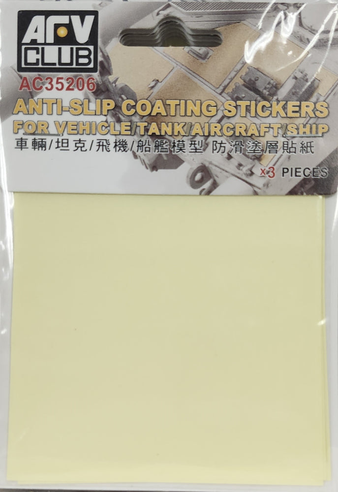 1/35 ANTI-SLIP COATING STICKERS FOR VEHICLES & TANKS AFV CLUB AC35206