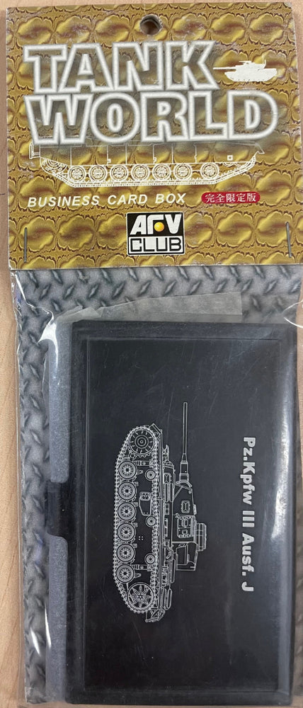 BUSINESS CARD HOLDER - PZ.KPFW III AUSF J BY AFV CLUB AF02005