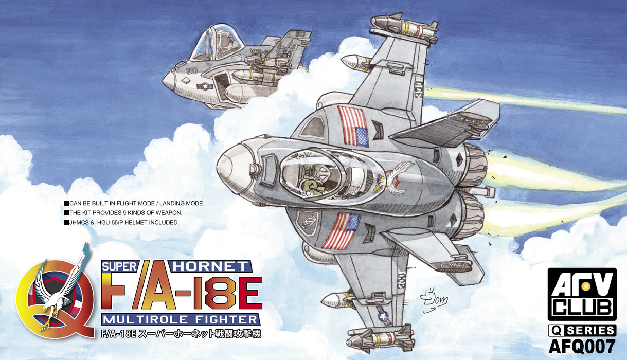 AFQ007 QEA-18E Super Hornet with removable stores by AFV Club