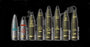 1/35 NATO 155MM HOWITZER AMMO SET (BRASS) AFV CLUB AG35039