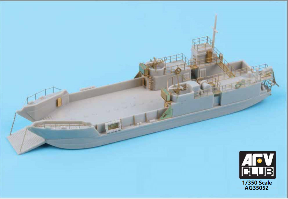 1/350 AG35052 PHOTO-ETCHED CONVERSION KIT for SE73518 US LCT-501 CLASS by AFV CLUB