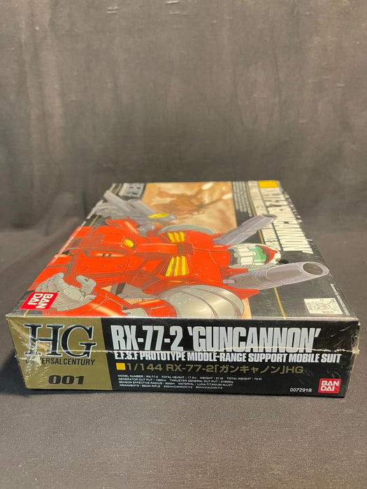 1/144 RX-77-2 "GUNCANNON" E.F.S.F Prototype Middle-Range Support Mobile Suit HG Universal Century 001