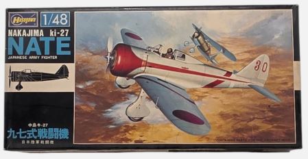 1/48 NAKAJIMA KI-27 NATE JAPANESE ARMY FIGHTER HASEGAWA U001