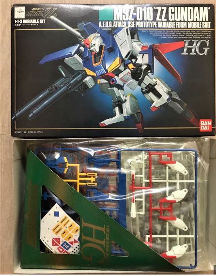 Gundam MSZ-010 'ZZ GUNDAM' HG 1-1-3 Variable Kit [Toy] (Japan