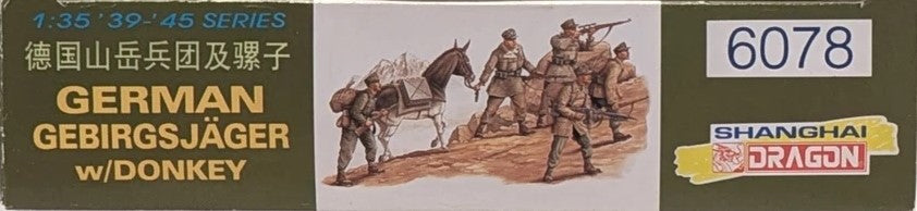 1/35 GERMAN GEBIRGSJAGER with DONKEY - 6078