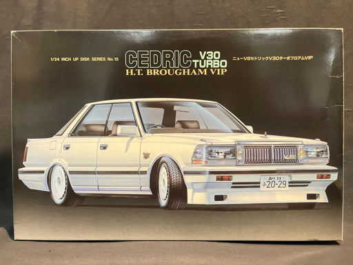 1/24 INCH UP DISK SERIES No.15 CEDRIC V30 TURBO H.T. BROUGHAM VIP FUJIMI