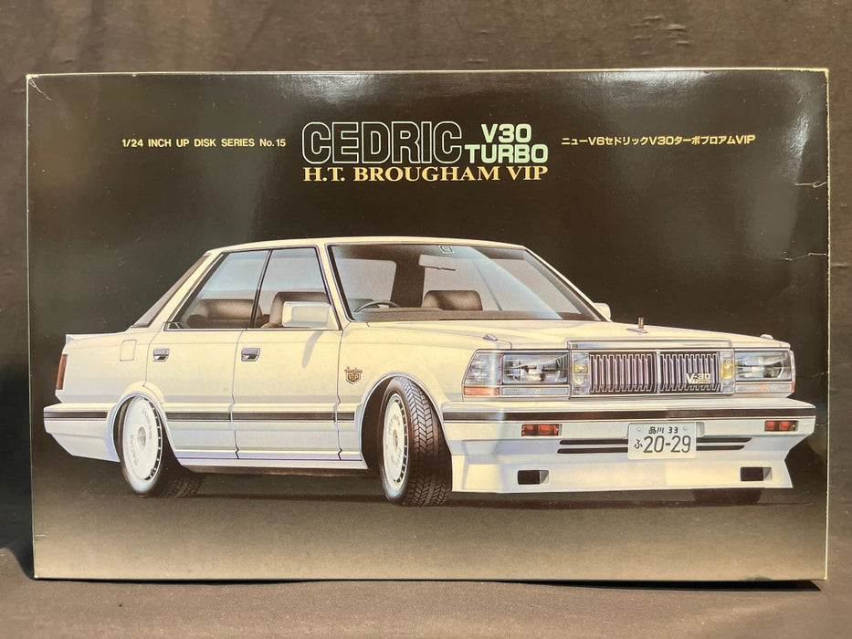 1/24 INCH UP DISK SERIES No.15 CEDRIC V30 TURBO H.T. BROUGHAM VIP FUJIMI