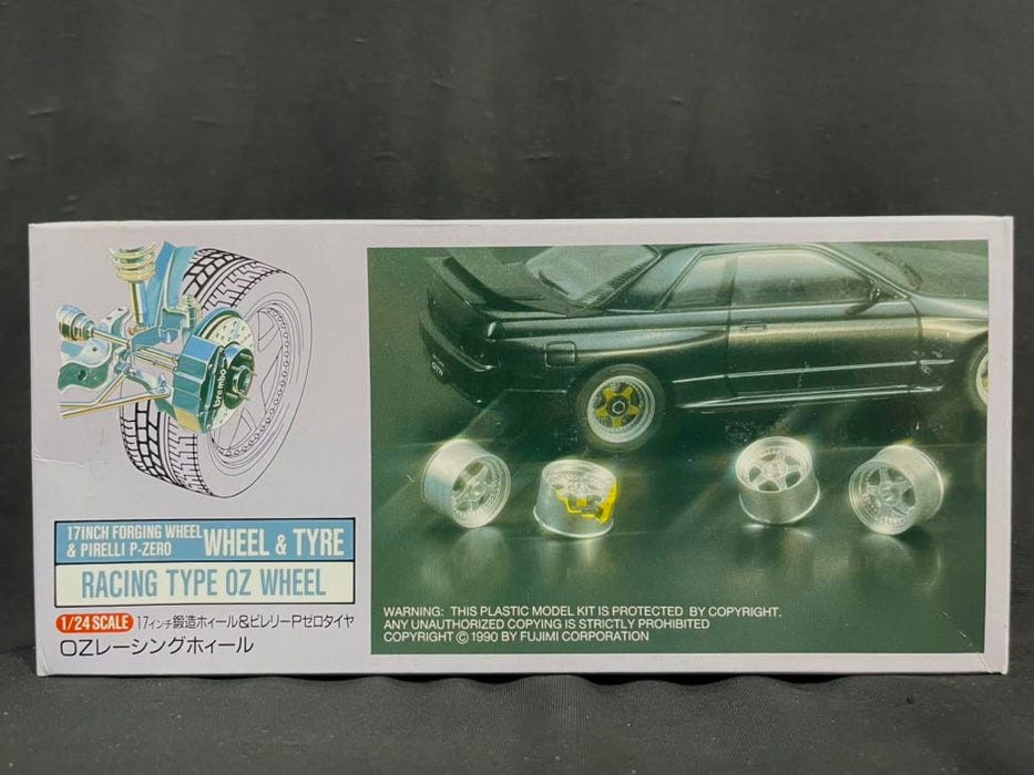 1/24 RACING TYPE OZ WHEEL P - ZERO WHEEL & TIRE SET FUJIMI IU19