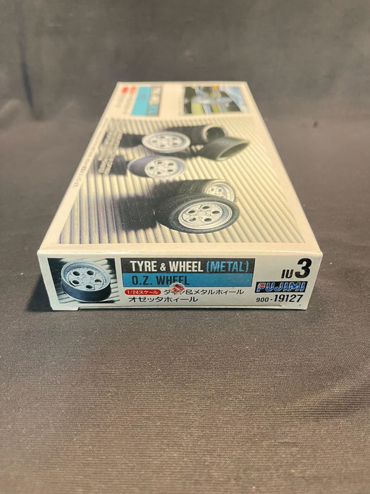1/24 OZ TYPE RACING WHEEL & TIRE SET (METAL)
