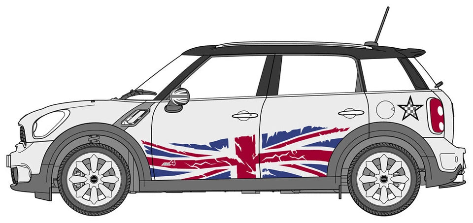 1/24 Mini Cooper S Countryman All 4 Union Jack Hasegawa 20532