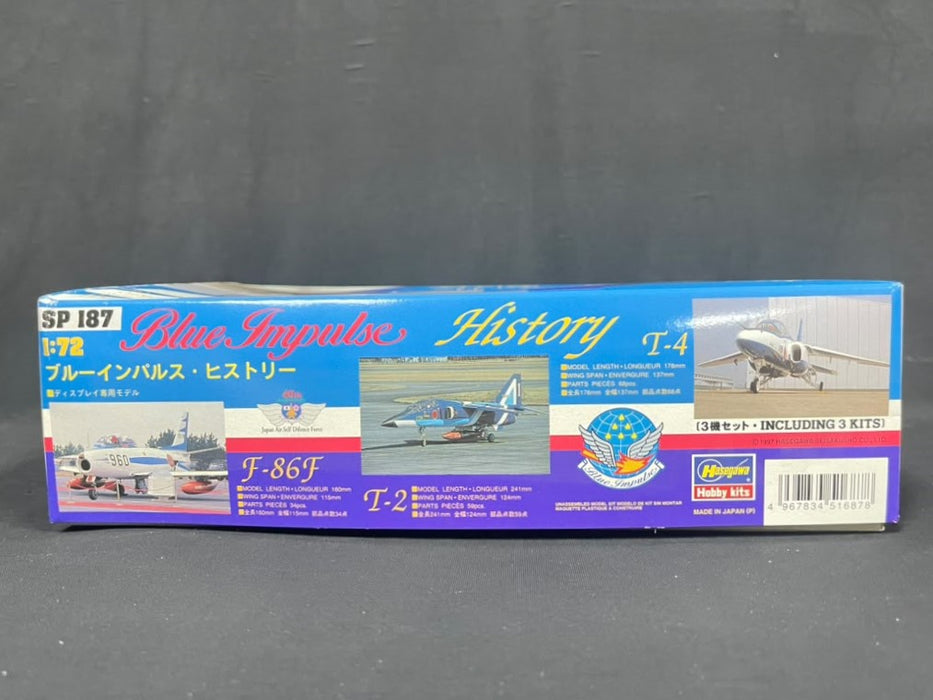 1/72 F86/T2/T4 3 kits Blue Impulse 40th Anniversary Japan Air Self Difence Force Hasegawa SP187 51687