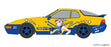 1/24 Porsche 968 ‘Amy McDonnell’ Marking - Car Only Hasegawa 52338 / SP358
