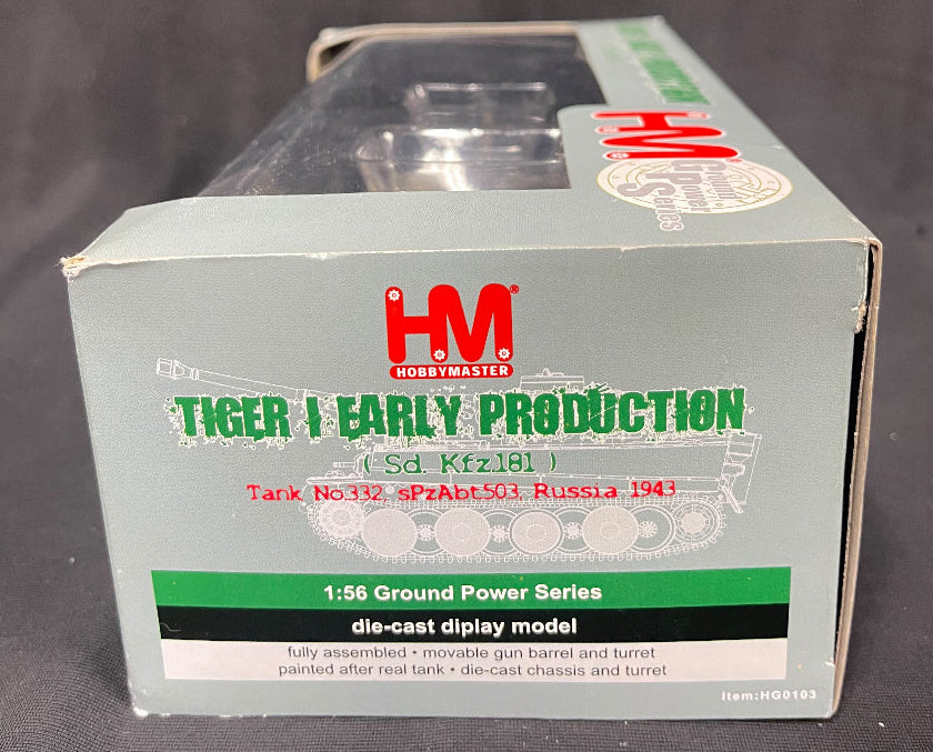 1/56 Tiger I Early Production (Sd. Kfz. 181) Die- Cast  By Hobby Master #HG0103