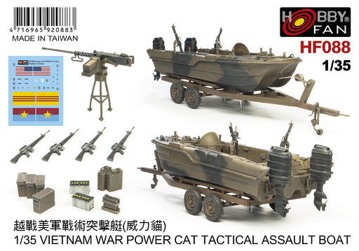 1/35 U.S. Power Cat Tactical Assault Boat, 'Nam - HOBBY FAN 088