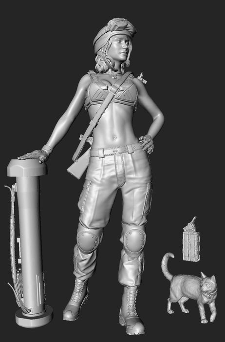 1/12 figure of "Javelin Valkyrie" – Olga Tarabalka with Javelin AT Rocket