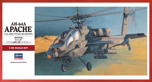 Hasegawa HAS-07224 (PT24) 1/48 AH-64A Apache Attack Helicopter