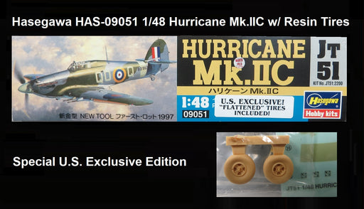 1/48 RAF Hurricane Mk.IIC with resin tires