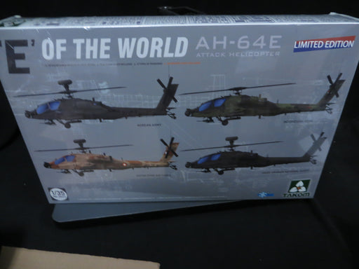 Takom 1/35 4 Countries AH-64E E' of the World Apache Limited Edition Plastic Model TKO2603