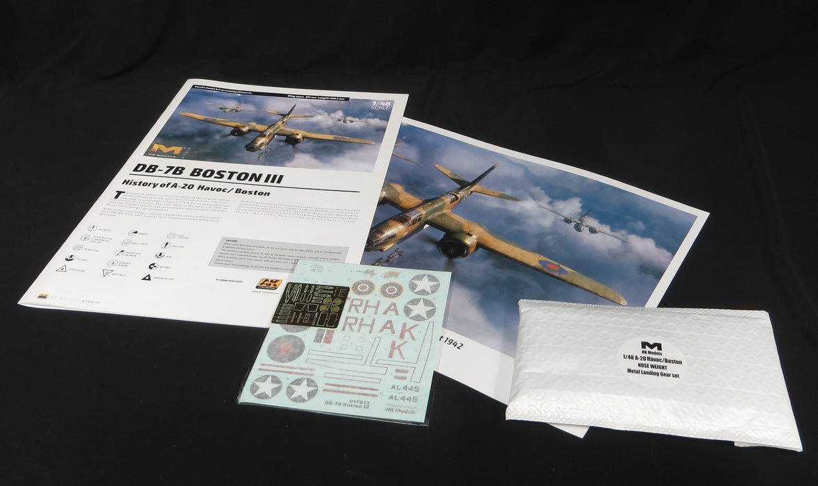 1/48 A-20/DB-7B Boston III w/ Metal Landing Gears by Hong Kong Models