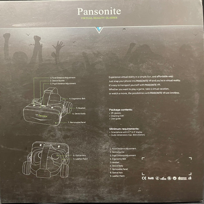 Pansonite VR - VIRTUAL REALITY Headset