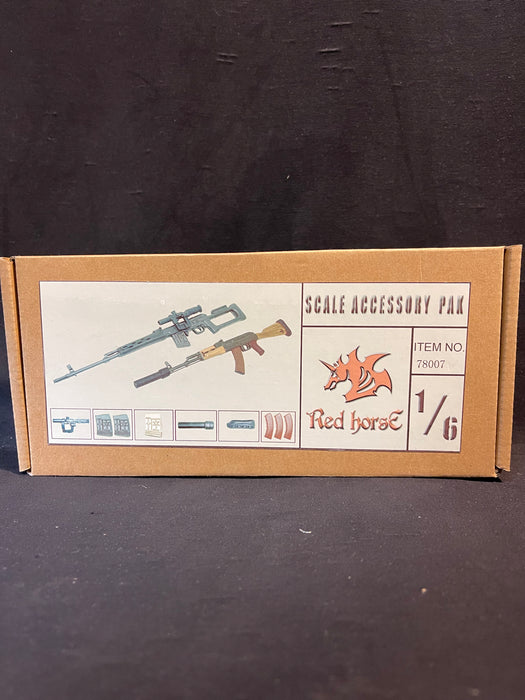 Red Horse - 1/6 Scale Military Accessory Pack - SVDS & AKM (Diecast) RHS-78007