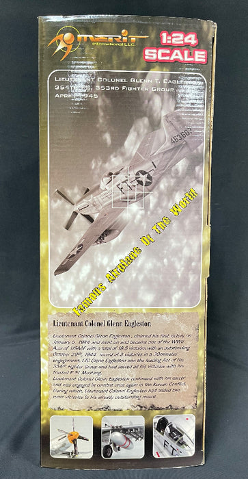 1/24 NORTH AMERICAN P-51D MUSTANG IV "EAGLESTON EAGLE" BY MERIT INTERNATIONAL No.81031